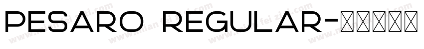 Pesaro Regular字体转换